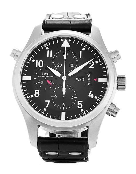 iwc pilot double chronograph iw377801|IWC Double Chronograph IW377801 .